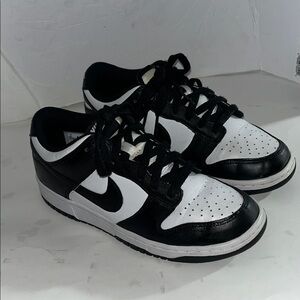 Nike Kids Black and White Sneakers